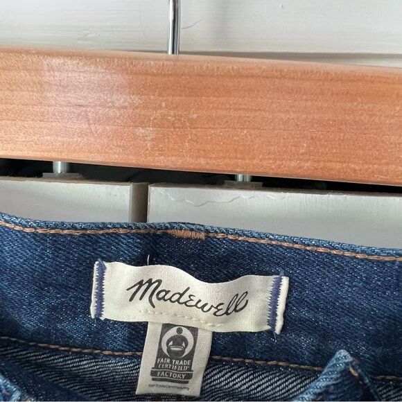 NWT Madewell Superwide-Leg Jeans in Carrington Wash: Twisted-Seam Edition - Picture 9 of 11